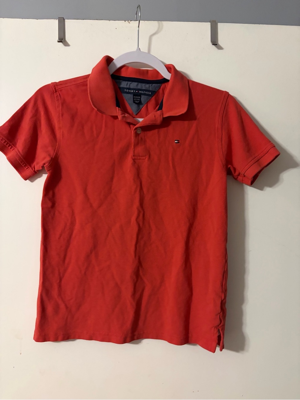 Tommy Hilfiger Kids Orange-Red Polo Shirt